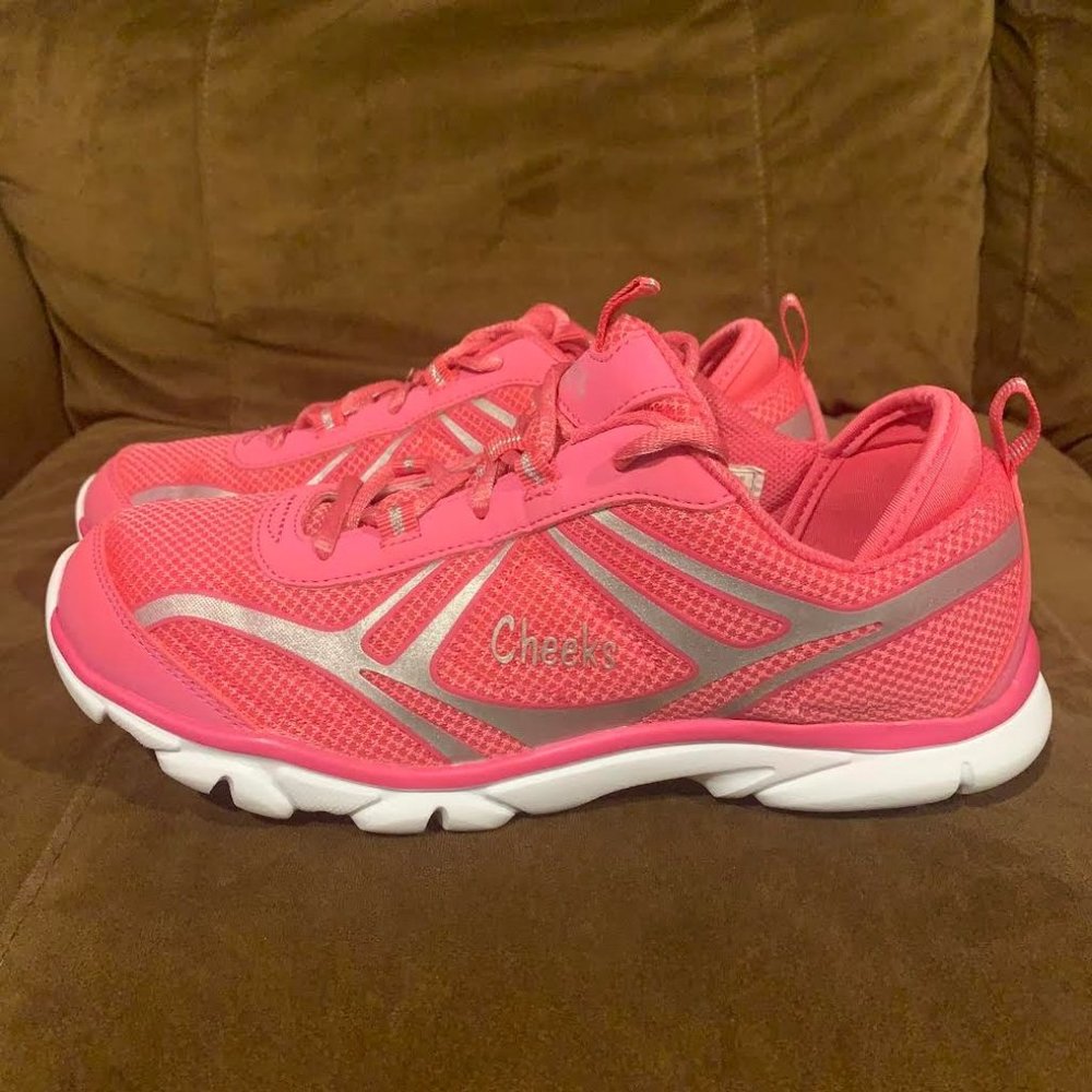 Tony Little Cheeks Fit Body Shoes Pink Size 8W Believe It Achieve It